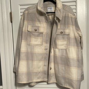 Old Navy Flannel Plaid Shacket